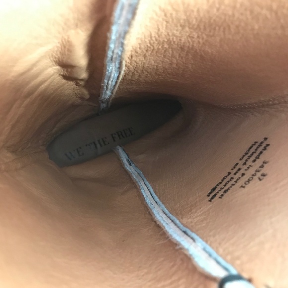 Free People We the Free Dagget Western Montage Ocelot Hair on Boots Size 37 - Picture 11 of 16